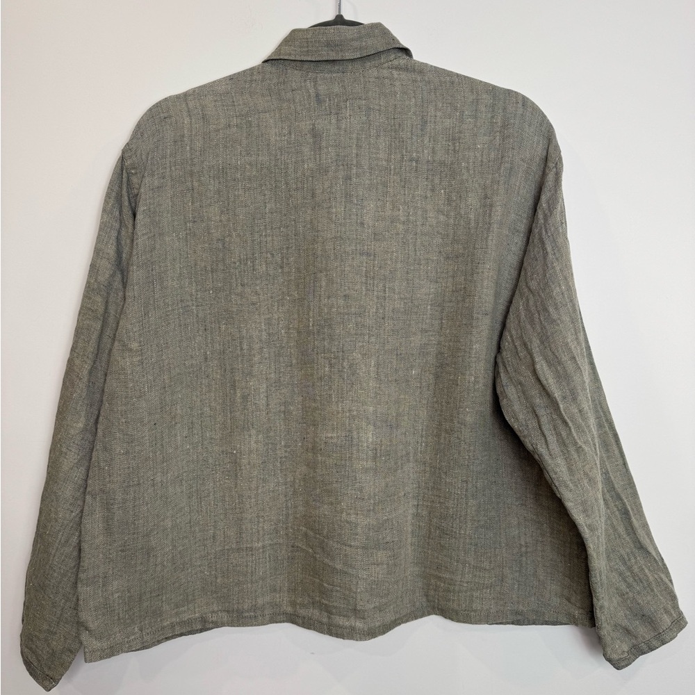 Flax Linen Button-Up - Picture 7 of 7